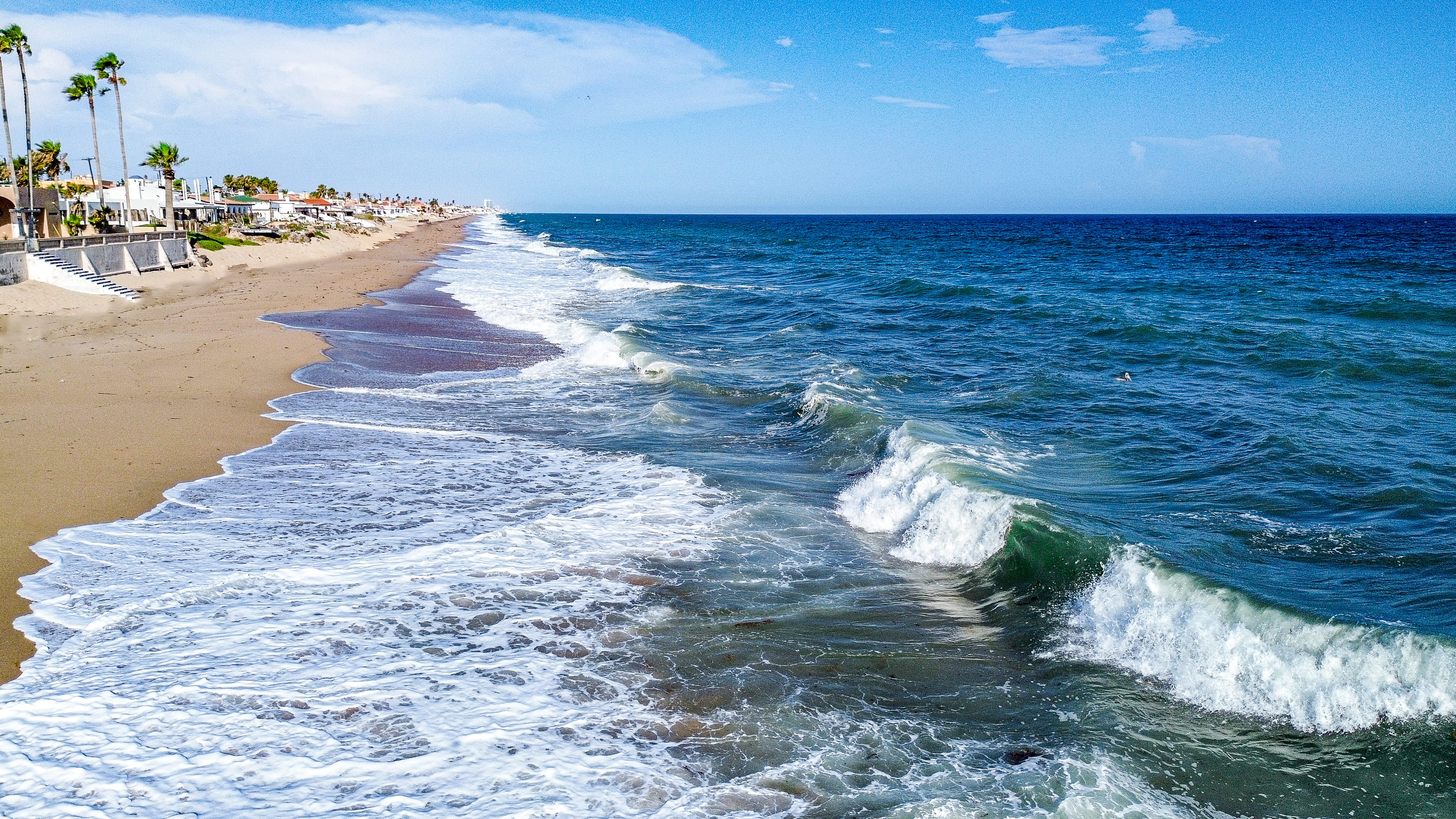 Rocky point beach landscape